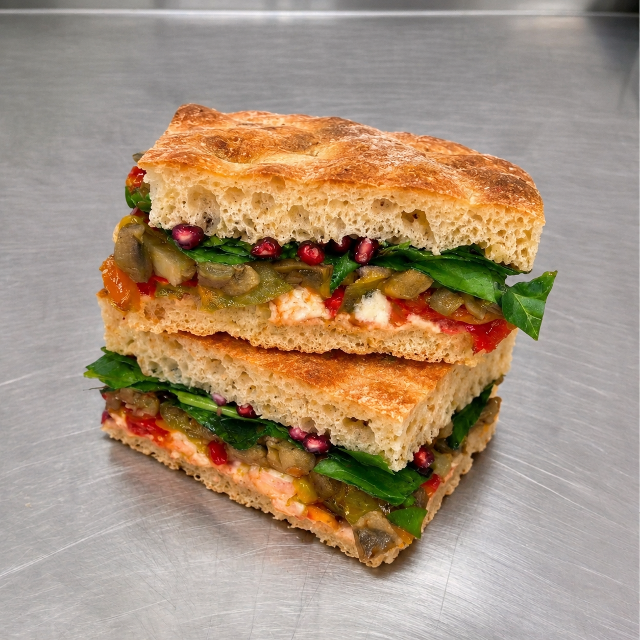 Schiacciata Veggie Halloumi