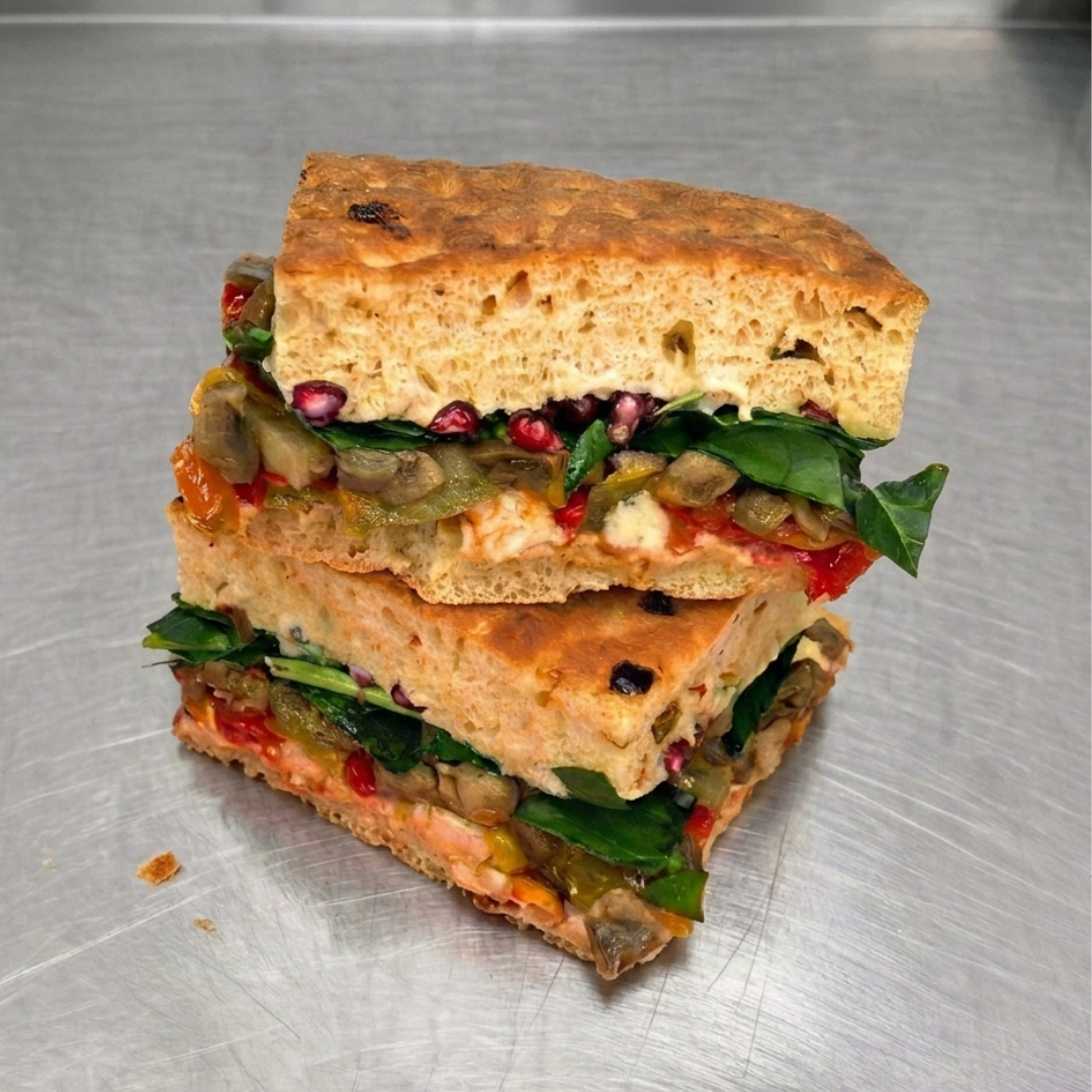 Foccacia Veggie Halloumi